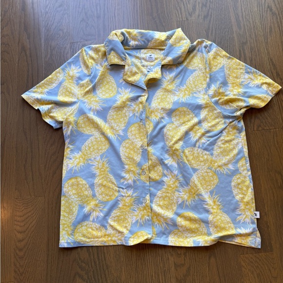 Echo Sleepwear Light Blue and Yellow Set size L elastic band - Picture 7 of 7